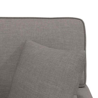 Chaise Lounge Met Rok Met Kussen 91 X 157 X 91 Cm Stof Taupe
