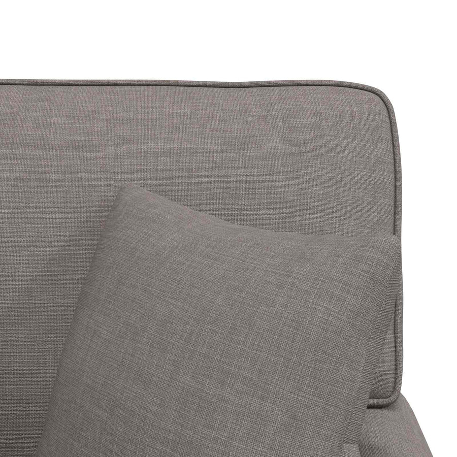 Chaise Lounge Met Rok Met Kussen 91 X 157 X 91 Cm Stof Taupe