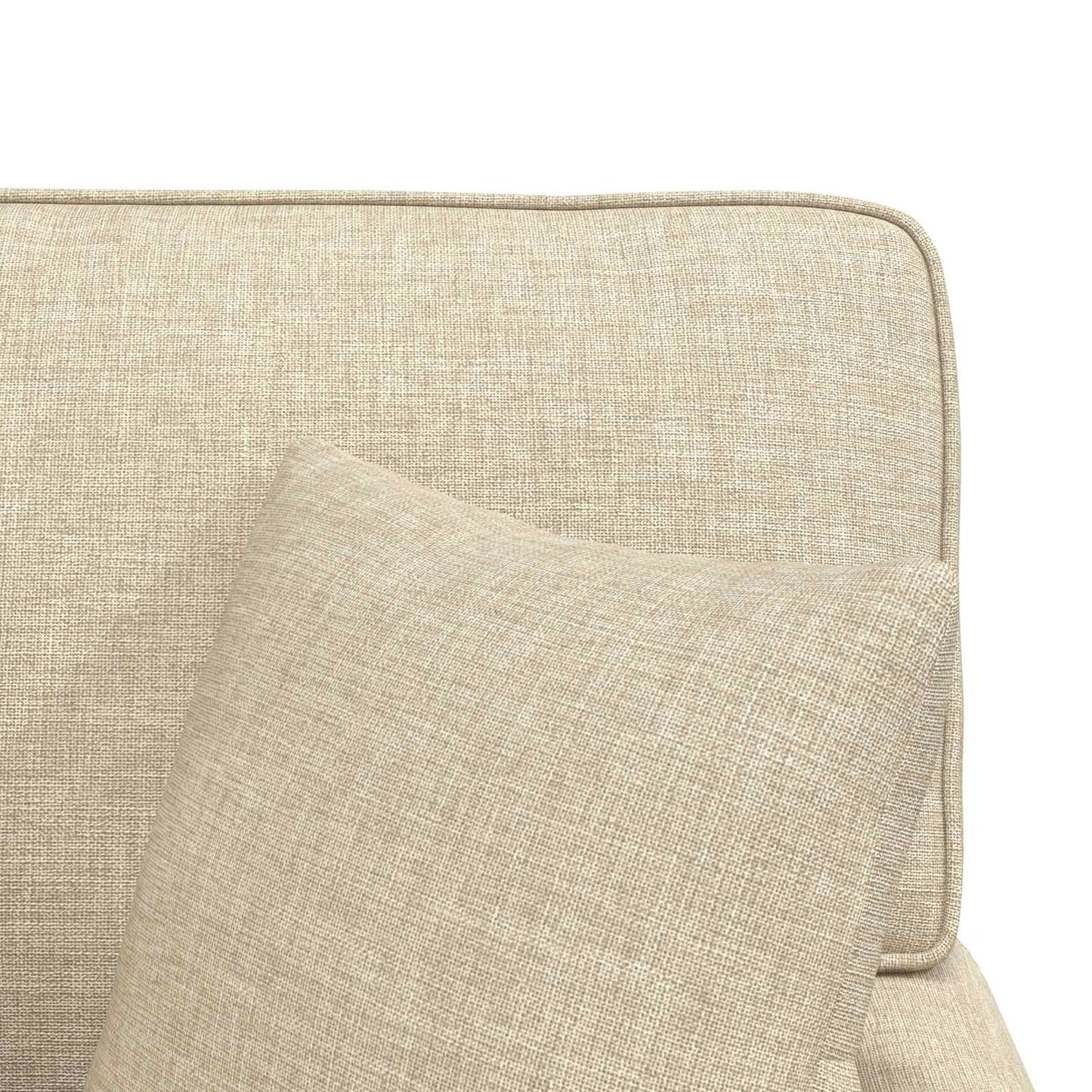 Chaise Lounge Met Rok Met Kussen 91 X 157 X 91 Cm Stof Crème