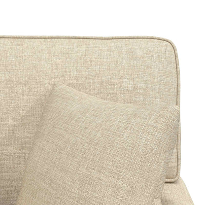 Chaise Lounge Met Rok Met Kussen 91 X 157 X 91 Cm Stof Crème
