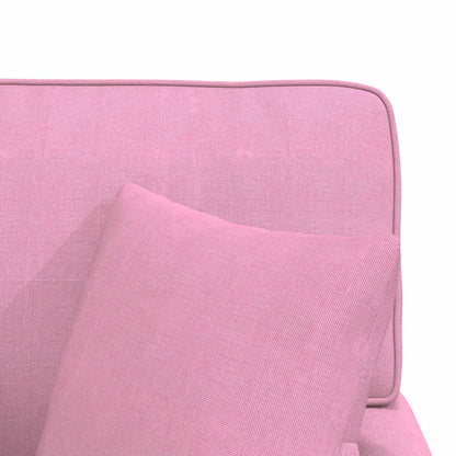 Chaise Lounge Met Rok Met Kussen 91 X 157 X 91 Cm Stof Roze