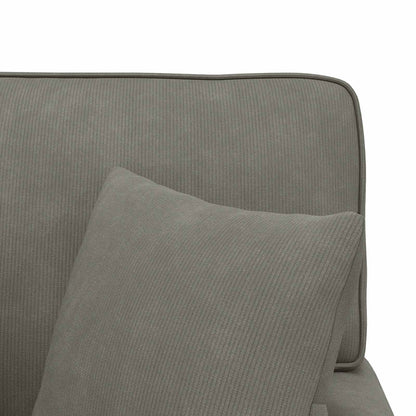 Chaise Lounge Met Rok Met Kussen 91 X 157 X 91 Cm Lichtgrijs