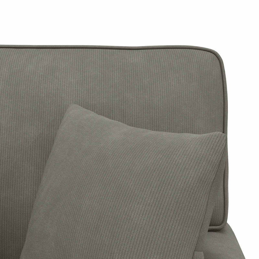 Chaise Lounge Met Rok Met Kussen 91 X 157 X 91 Cm Lichtgrijs