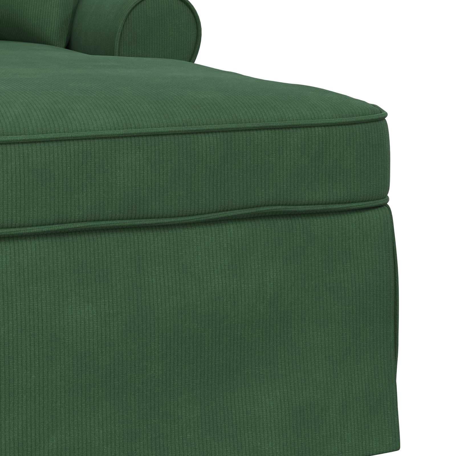 Chaise Lounge Met Rok Met Kussen 91 X 157 X 91 Cm Jungle groen