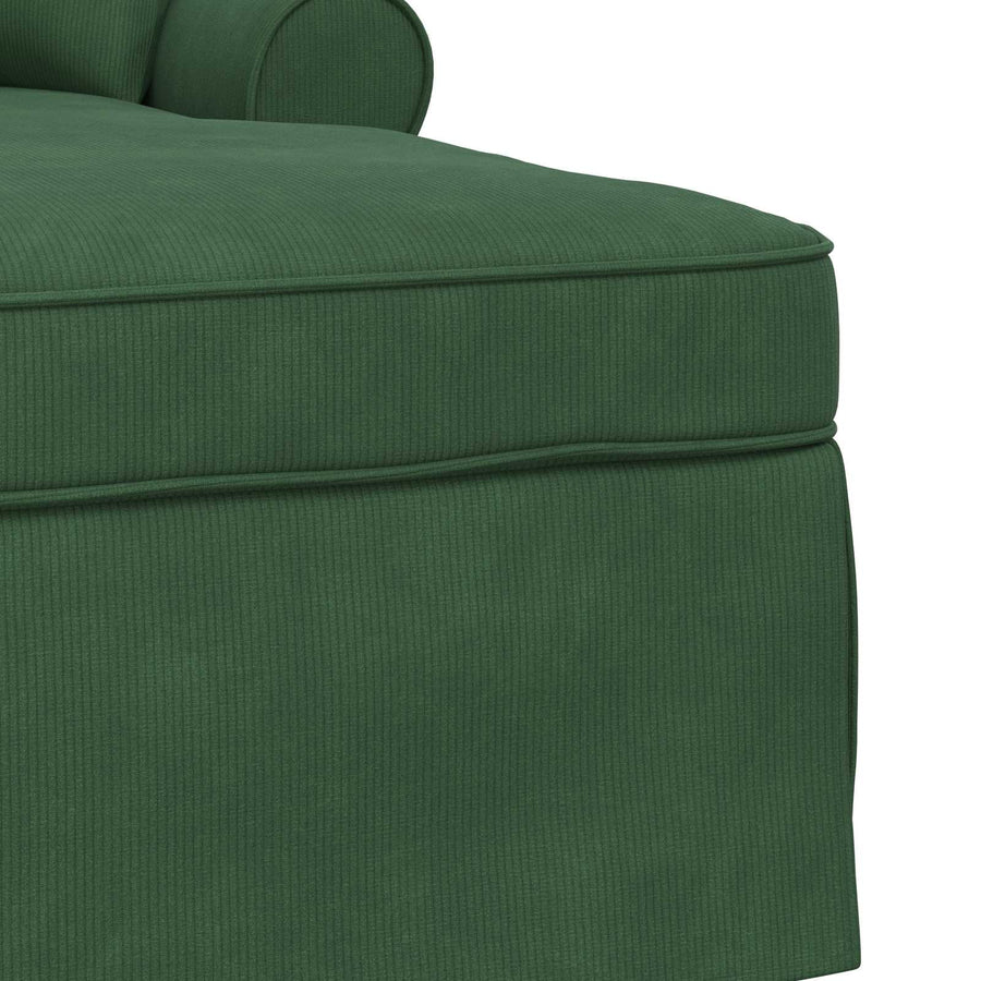 Chaise Lounge Met Rok Met Kussen 91 X 157 X 91 Cm Jungle groen