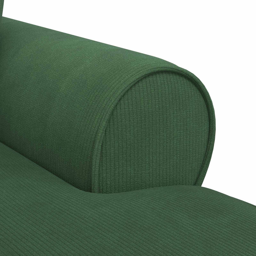 Chaise Lounge Met Rok Met Kussen 91 X 157 X 91 Cm Jungle groen