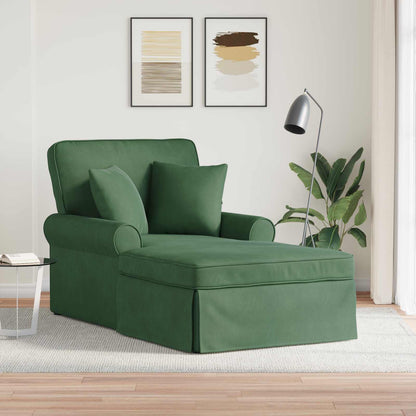 Chaise Lounge Met Rok Met Kussen 91 X 157 X 91 Cm Jungle groen