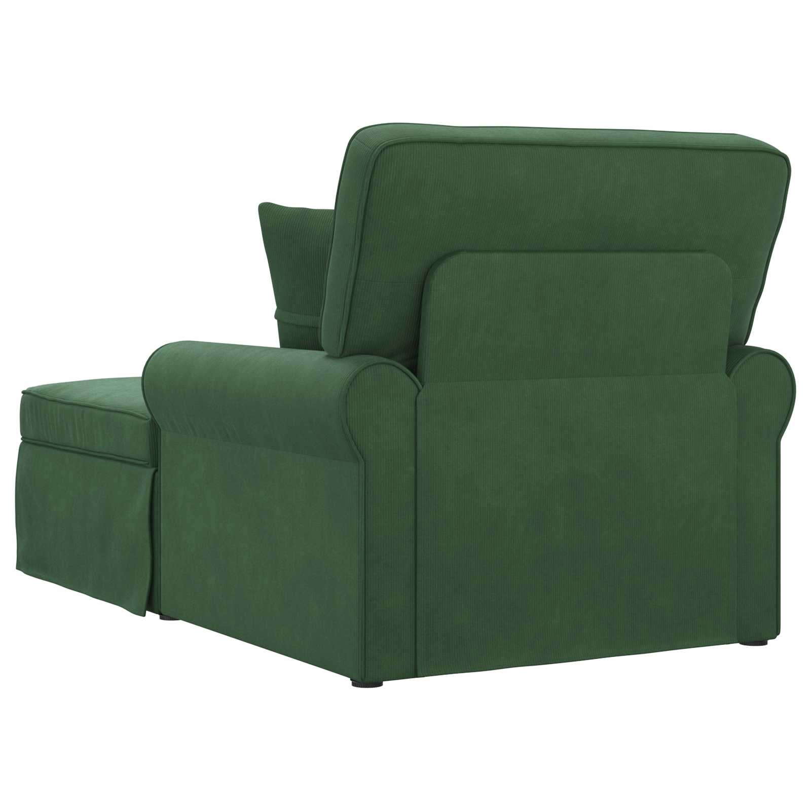 Chaise Lounge Met Rok Met Kussen 91 X 157 X 91 Cm Jungle groen