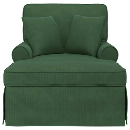 Chaise Lounge Met Rok Met Kussen 91 X 157 X 91 Cm Jungle groen