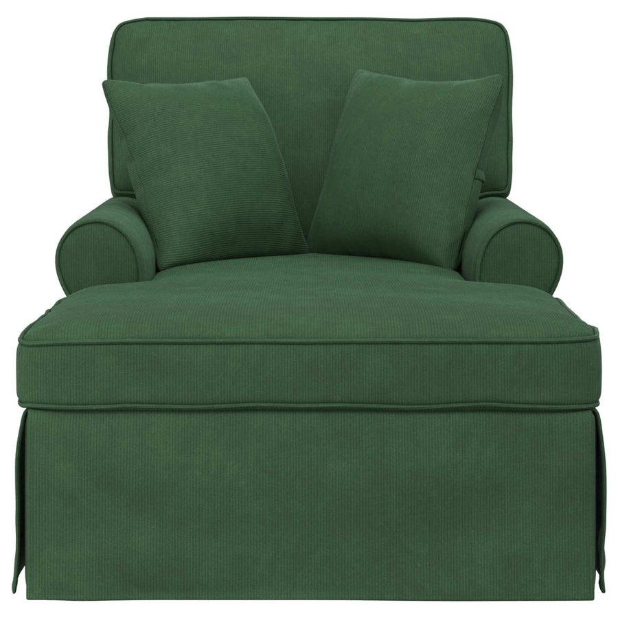 Chaise Lounge Met Rok Met Kussen 91 X 157 X 91 Cm Jungle groen