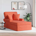 Chaise lounge rood-oranje 91x157x91 cm