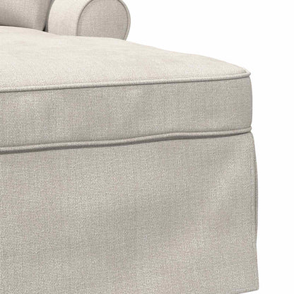Chaise Lounge met Rok Crèmekleurig 157 x 91 x 91 cm ARES
