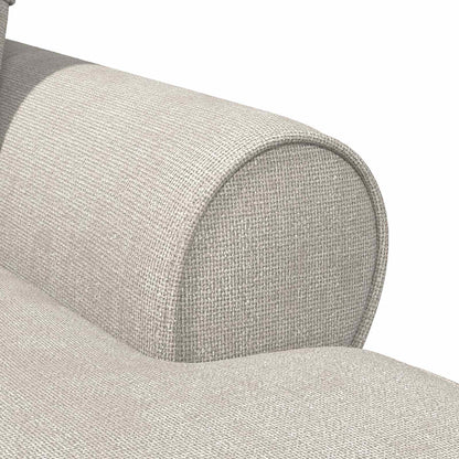 Chaise Lounge met Rok Crèmekleurig 157 x 91 x 91 cm ARES