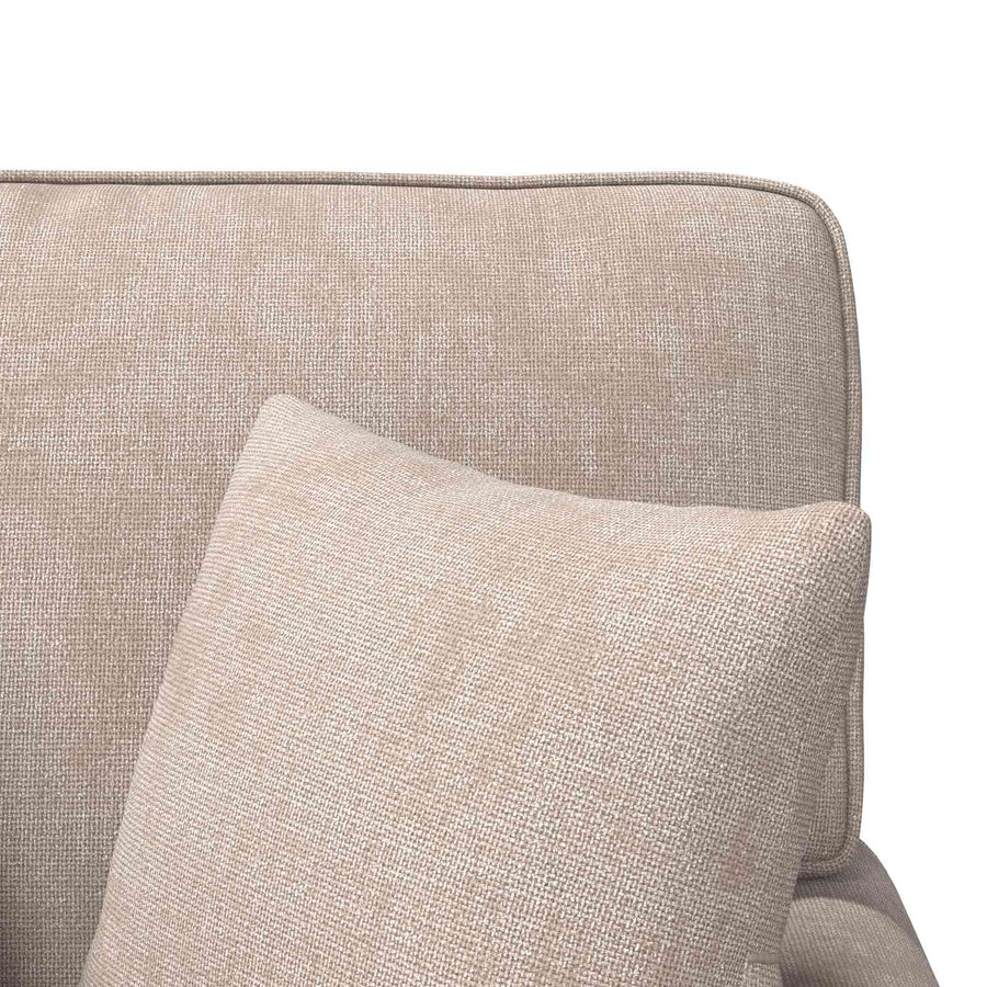 Chaise Lounge met Rok met kussen Beige 157 x 91 x 91 cm ARES