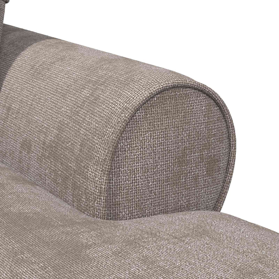 Chaise Lounge met Rok met kussen Zand 157 x 91 x 91 cm ARES