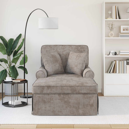 Chaise Lounge met Rok met kussen Zand 157 x 91 x 91 cm ARES
