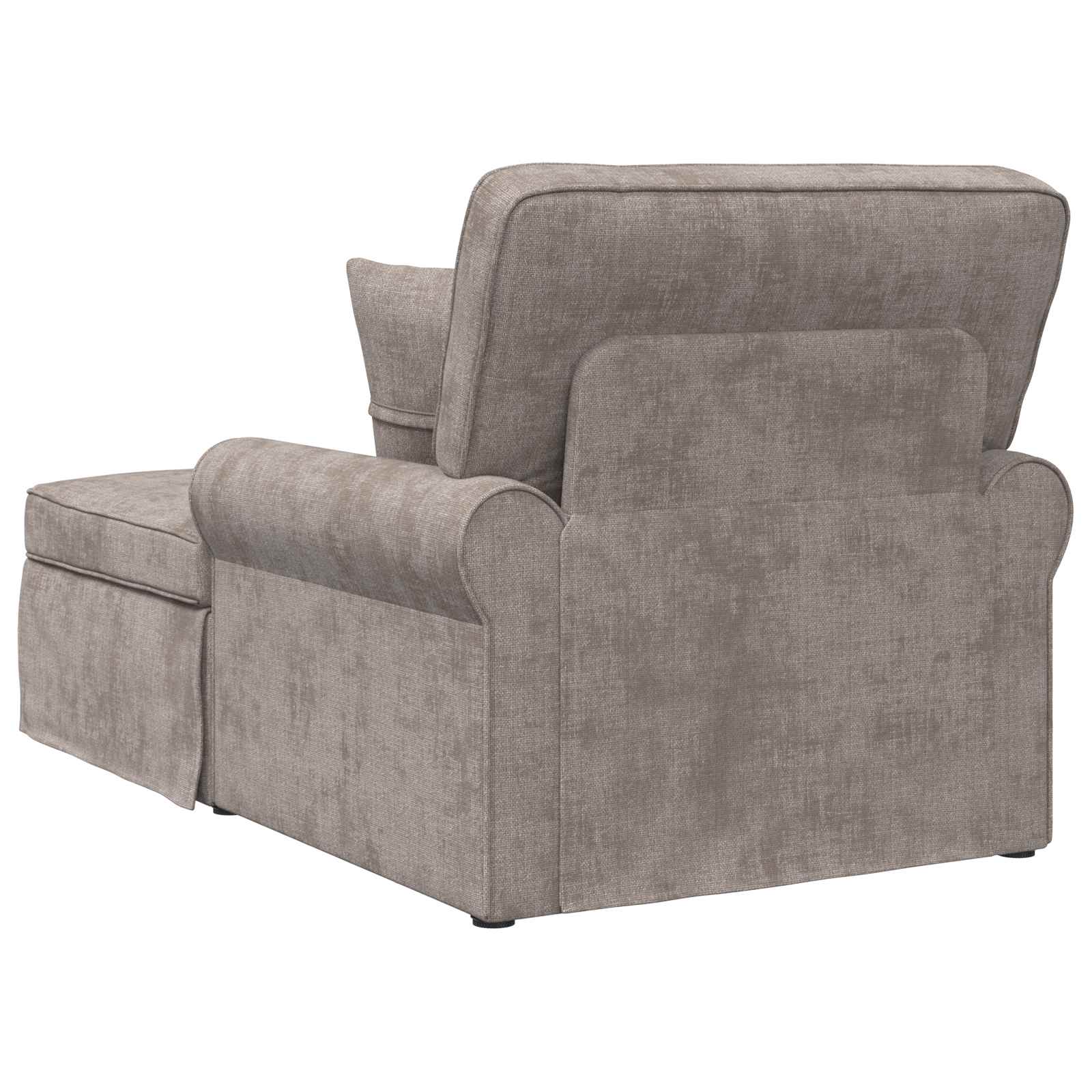 Chaise Lounge met Rok met kussen Zand 157 x 91 x 91 cm ARES