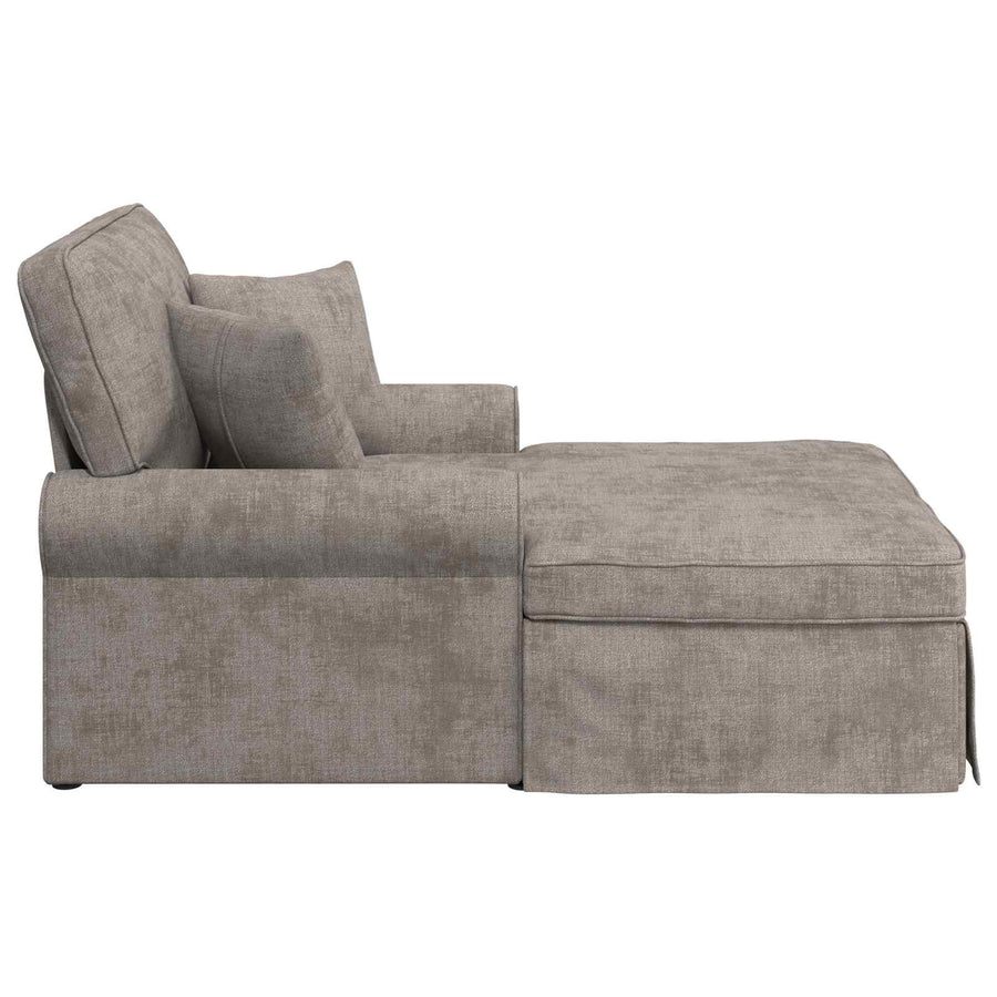 Chaise Lounge met Rok met kussen Zand 157 x 91 x 91 cm ARES