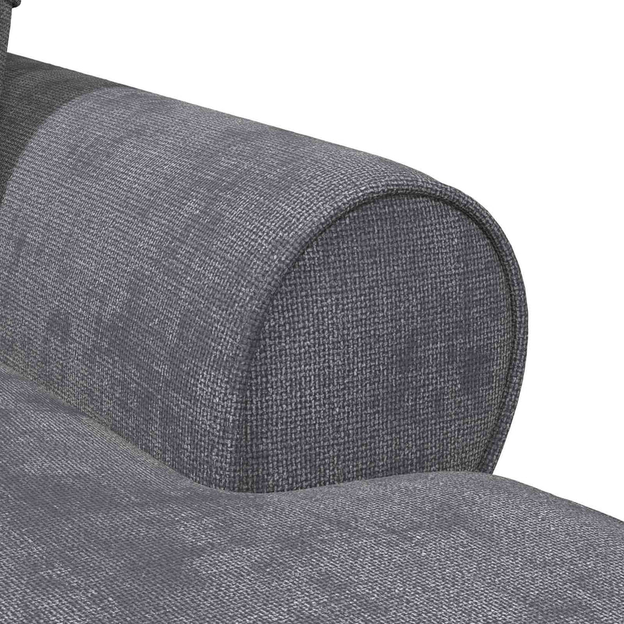 Chaise Lounge met Rok Donkergrijs 157 x 91 x 91 cm ARES