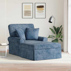 Chaise longue blauw 157x91x91 cm