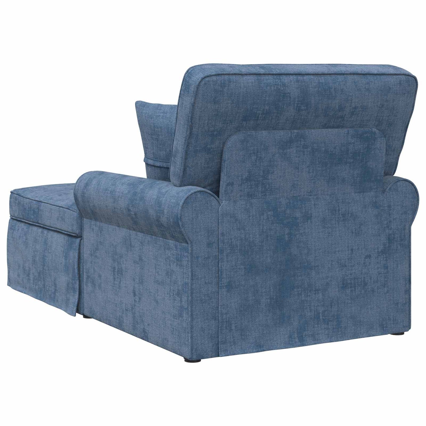 Chaise Lounge met Rok met kussen Blauw 157 x 91 x 91 cm ARES