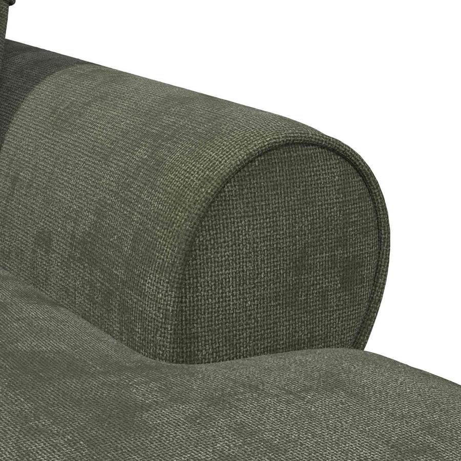 Chaise Lounge met Rok met kussen Groen 157 x 91 x 91 cm ARES
