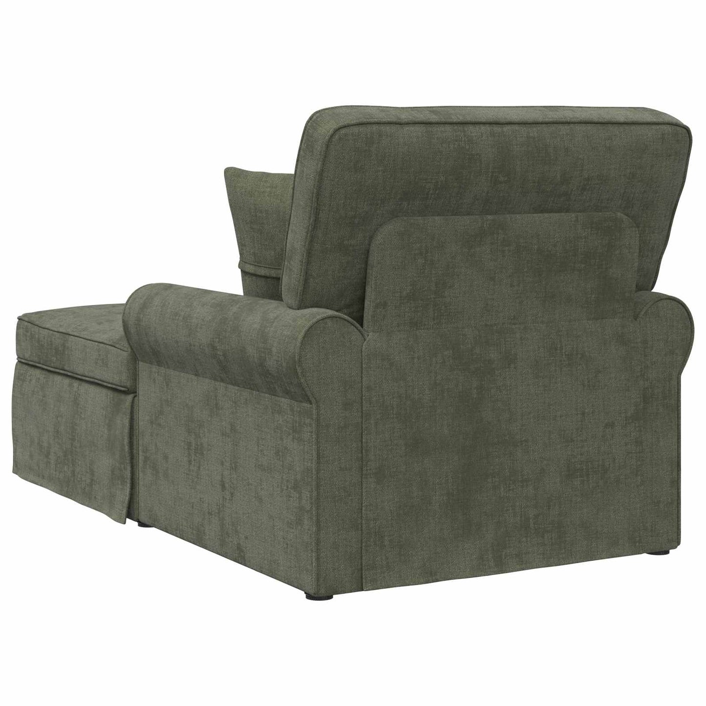Chaise Lounge met Rok met kussen Groen 157 x 91 x 91 cm ARES