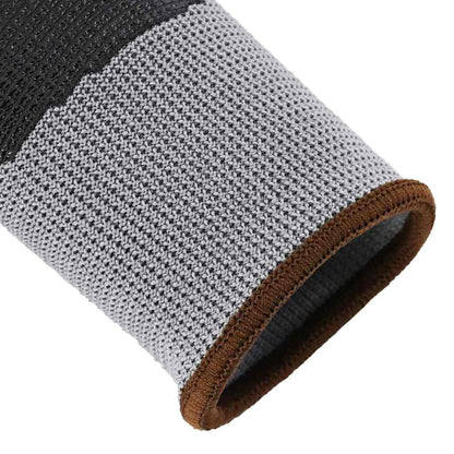 Werkhandschoenen 12 pcs Grijs en zwart 8 / m Polyester