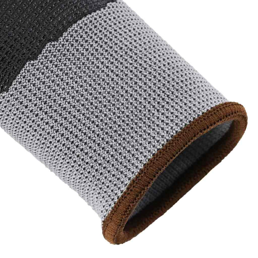 Werkhandschoenen 12 pcs Grijs en zwart 8 / m Polyester