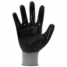 Werkhandschoenen 12 pcs Grijs en zwart 11 / XXL Polyester