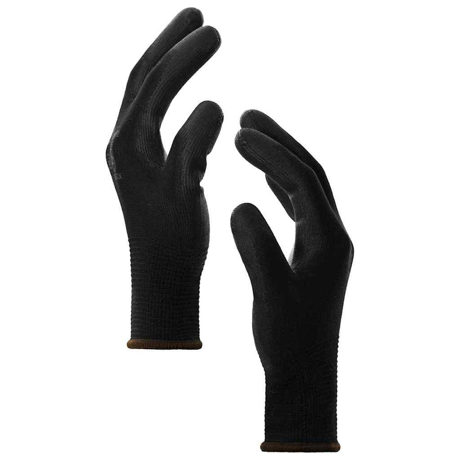 Werkhandschoenen 24 pcs Zwart 8 / m Polyester