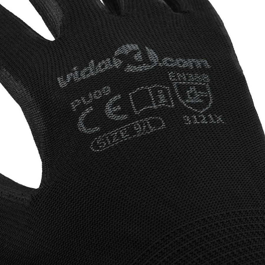 Werkhandschoenen 12 pcs Zwart 9 / l Polyester