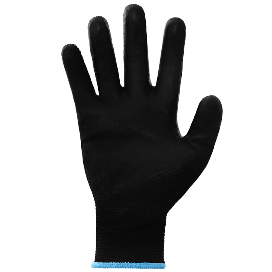 Werkhandschoenen 12 pcs Zwart 9 / l Polyester