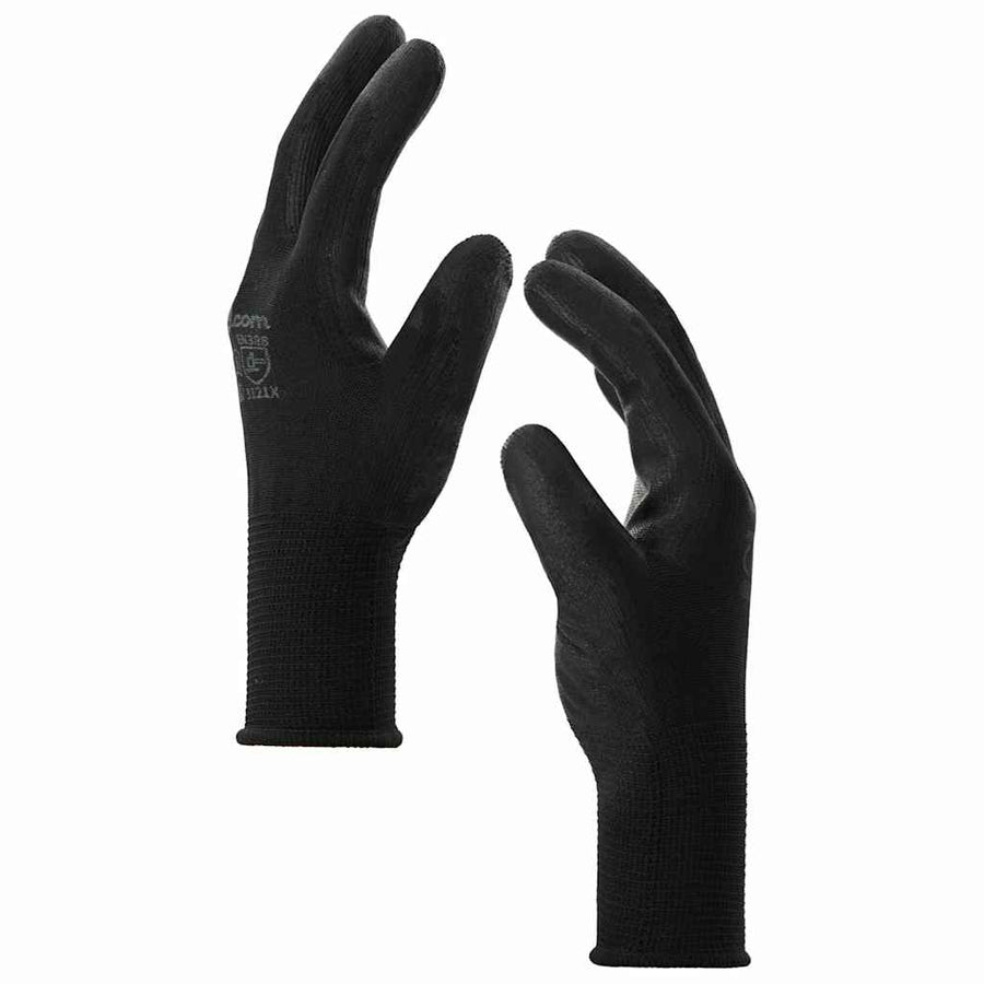 Werkhandschoenen 24 pcs Zwart 10 / xl Polyester