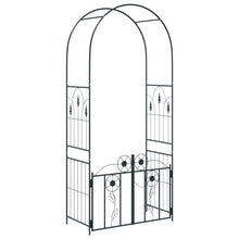 Tuin Boog Effen Zwart 102 x 50 x 218 cm