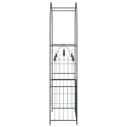 Tuin Boog Effen Zwart 102 x 50 x 218 cm