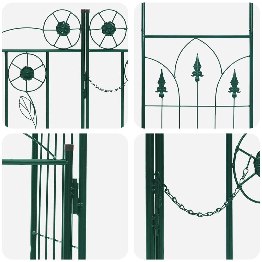 Tuin Boog Effen Groen 102 x 50 x 218 cm