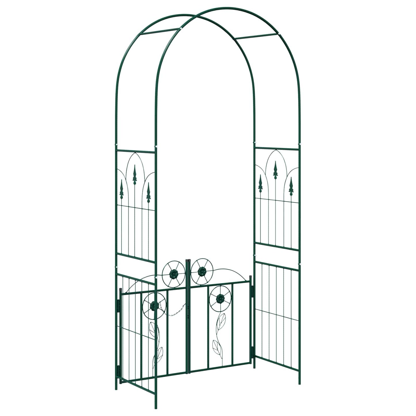 Tuin Boog Effen Groen 102 x 50 x 218 cm