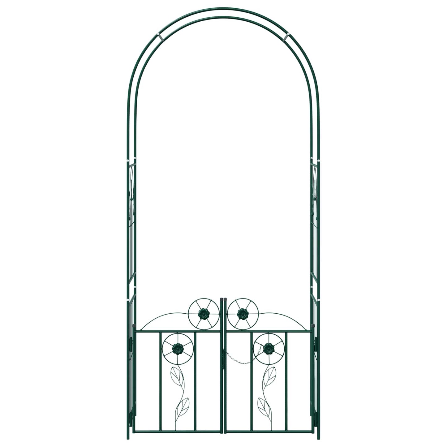 Tuin Boog Effen Groen 102 x 50 x 218 cm