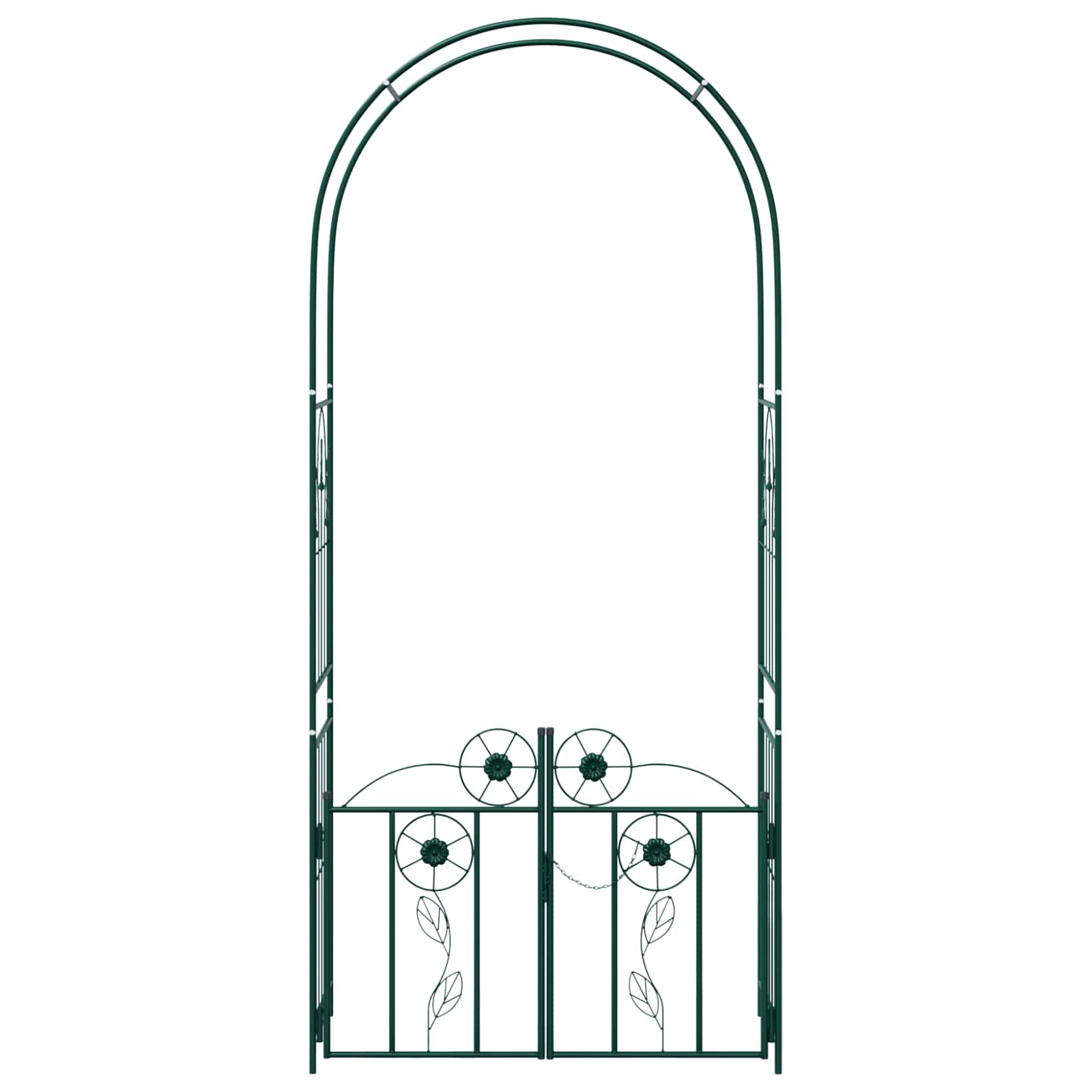 Tuin Boog Effen Groen 102 x 50 x 218 cm