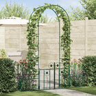 Tuinboog 203x50x218 cm groen metaal
