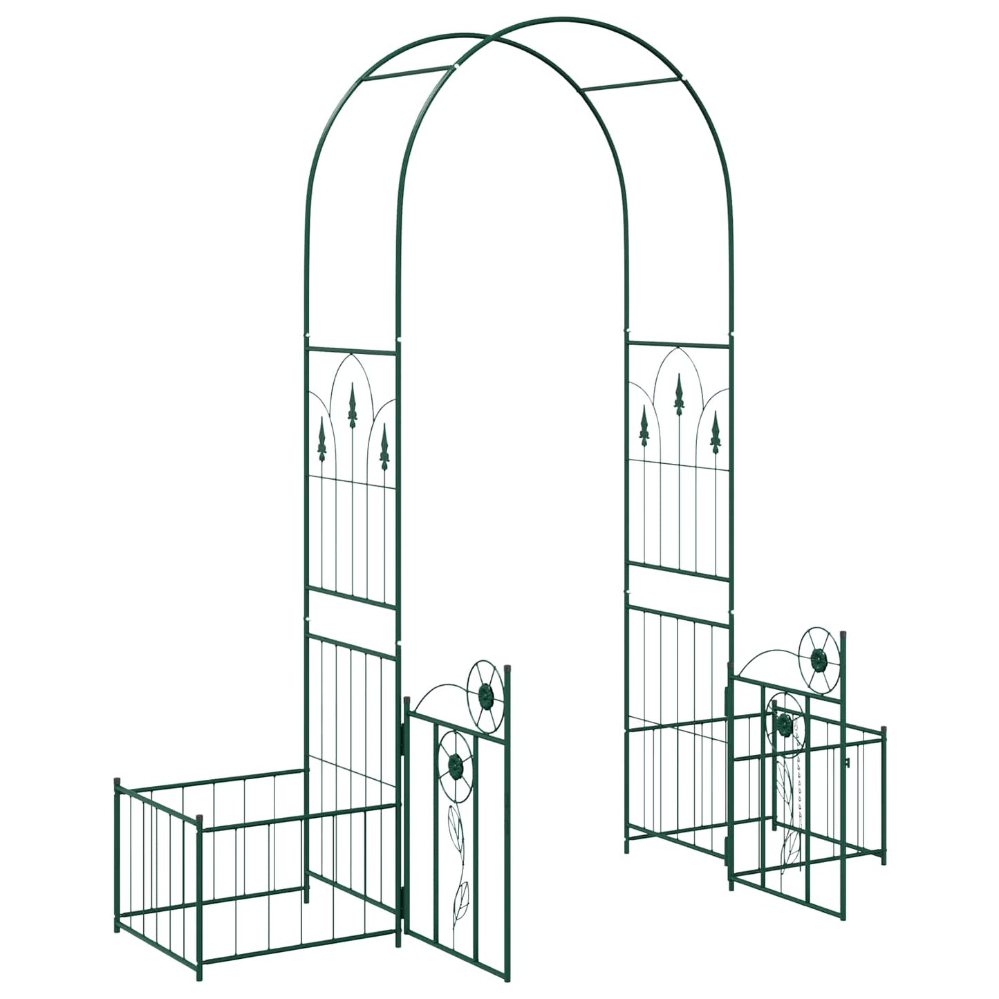 Tuin Boog Effen Groen 203 x 50 x 218 cm