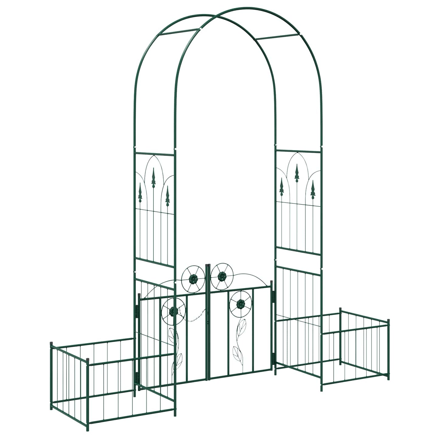 Tuin Boog Effen Groen 203 x 50 x 218 cm