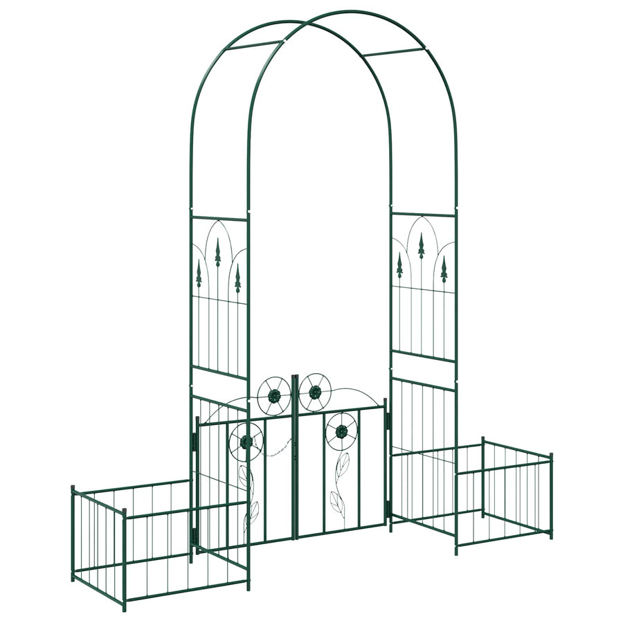 Tuin Boog Effen Groen 203 x 50 x 218 cm