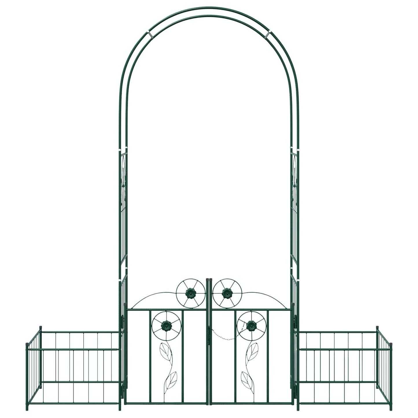 Tuin Boog Effen Groen 203 x 50 x 218 cm