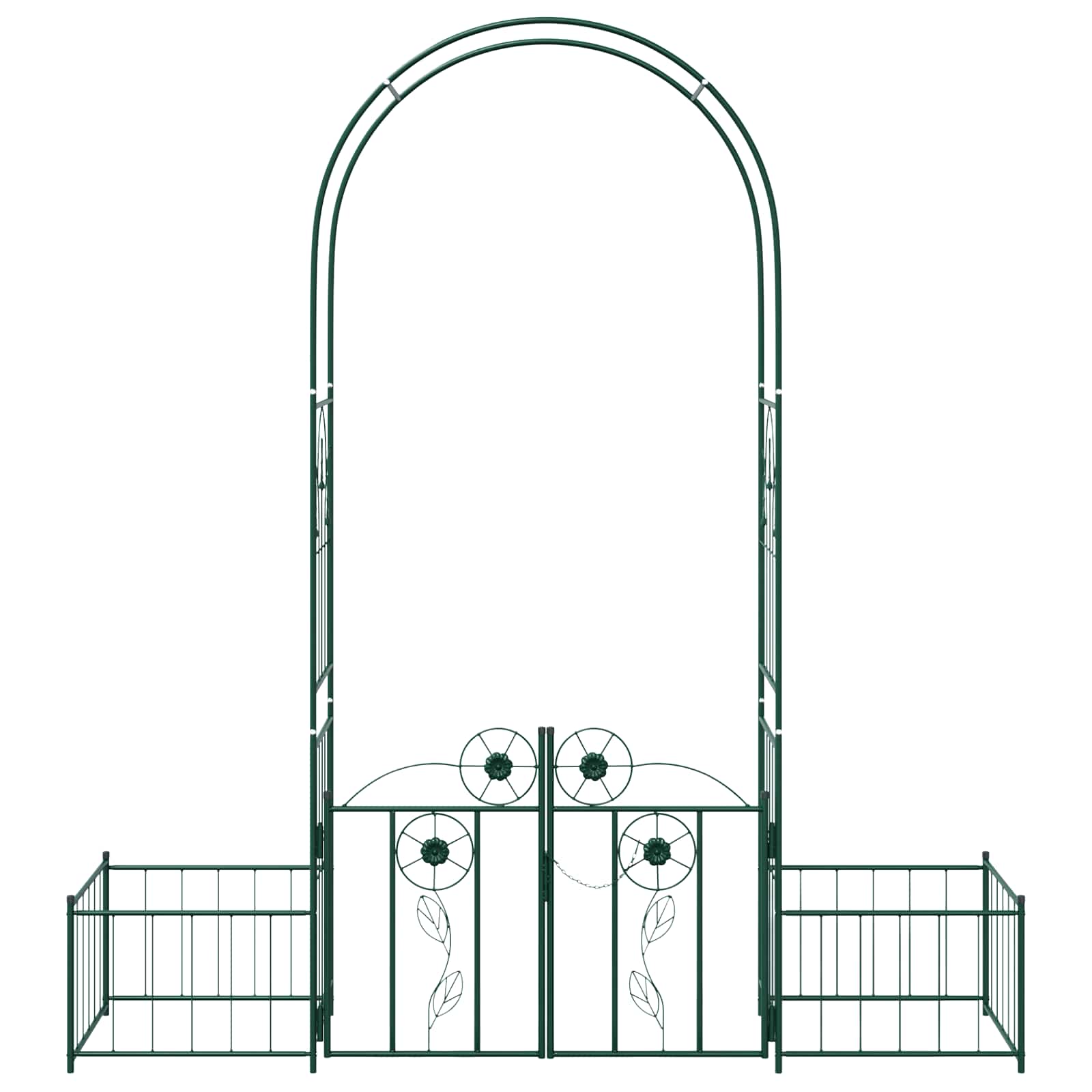 Tuin Boog Effen Groen 203 x 50 x 218 cm