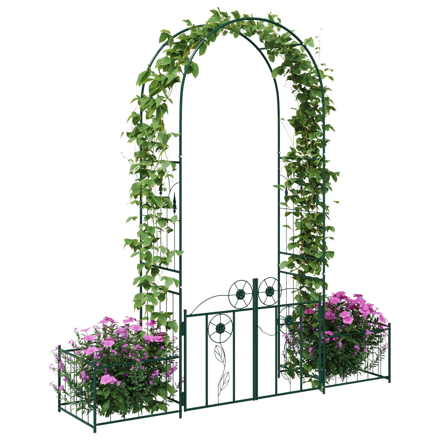 Tuin Boog Effen Groen 203 x 50 x 218 cm