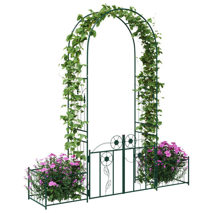 Tuin Boog Effen Groen 203 x 50 x 218 cm