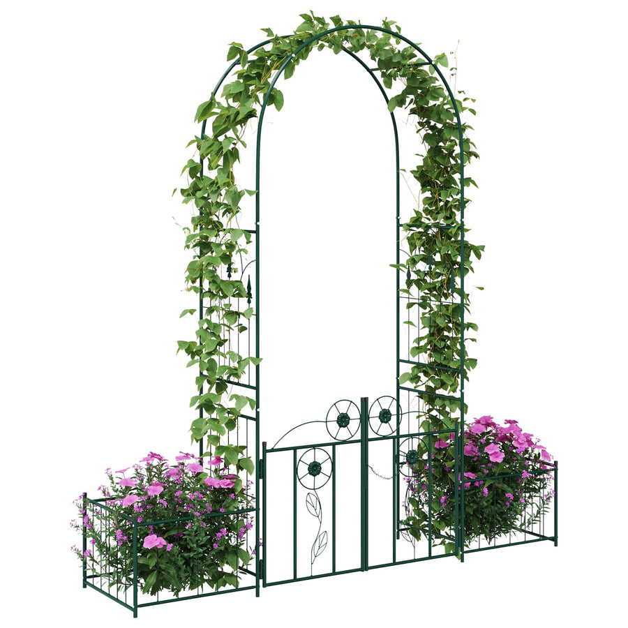 Tuin Boog Effen Groen 203 x 50 x 218 cm