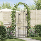 Tuinboog 115x37x226 cm zwart